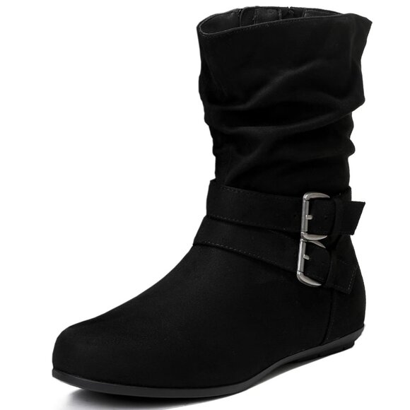 NEW Luoika Women's Wide Width Ankle Boots Sz13 Wide - Picture 1 of 1